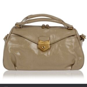 YSL Dandy patent leather tote